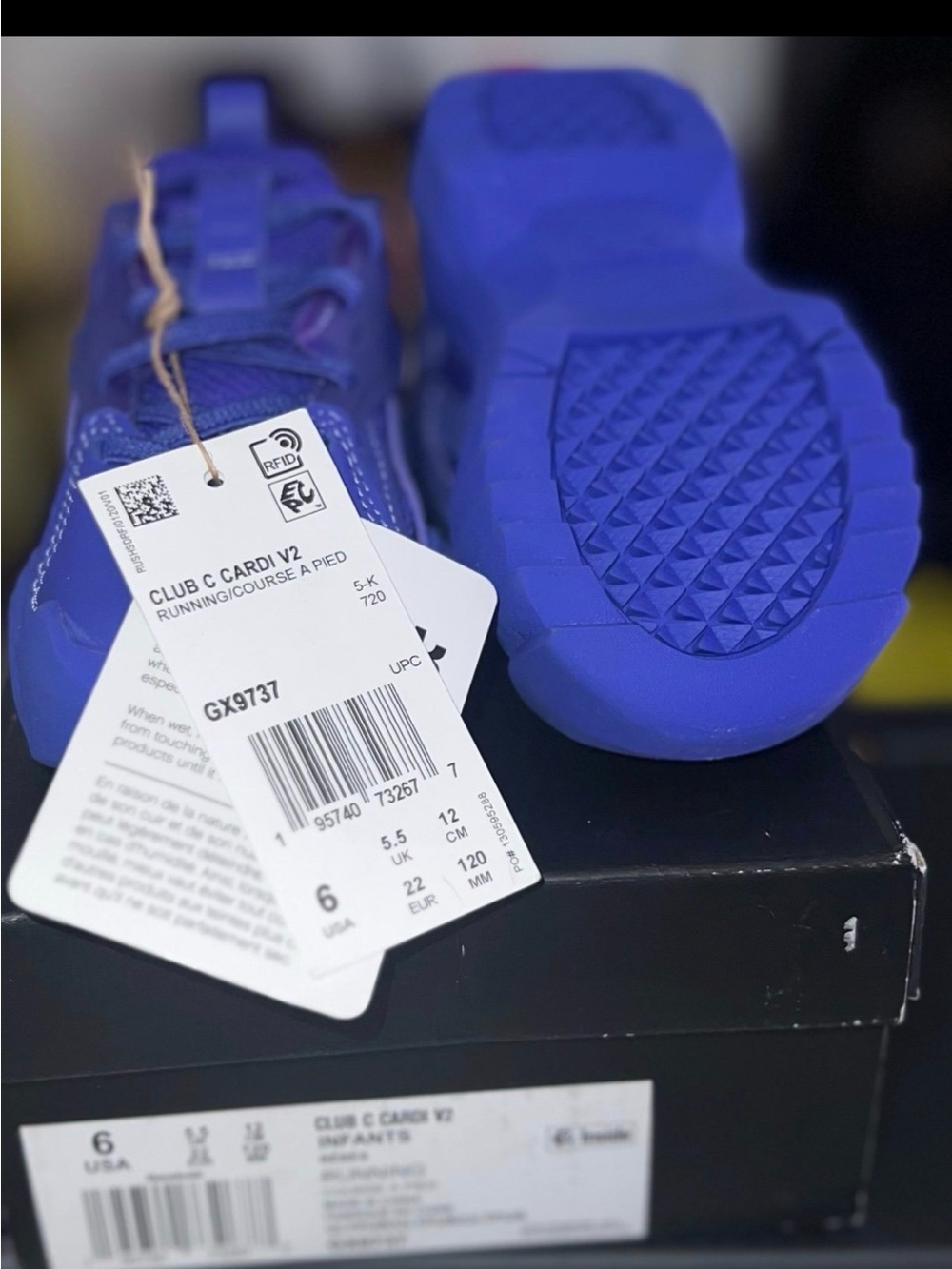 Kids Blue Club C Cardí V2 Running Reebok Shoes